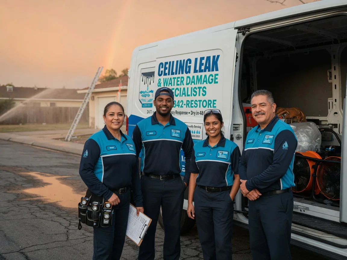 Ceiling Leak Cleanup company in Echo, LA